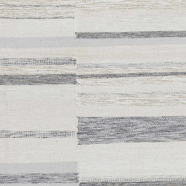 Hantsport Modern Style Ivory And Gray Hand Woven Area Rug