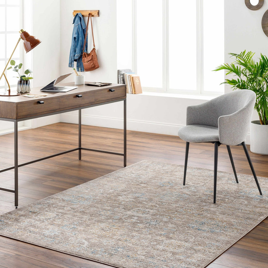 Harim Traditional Style Light Brown Area Rug - The Rug Decor