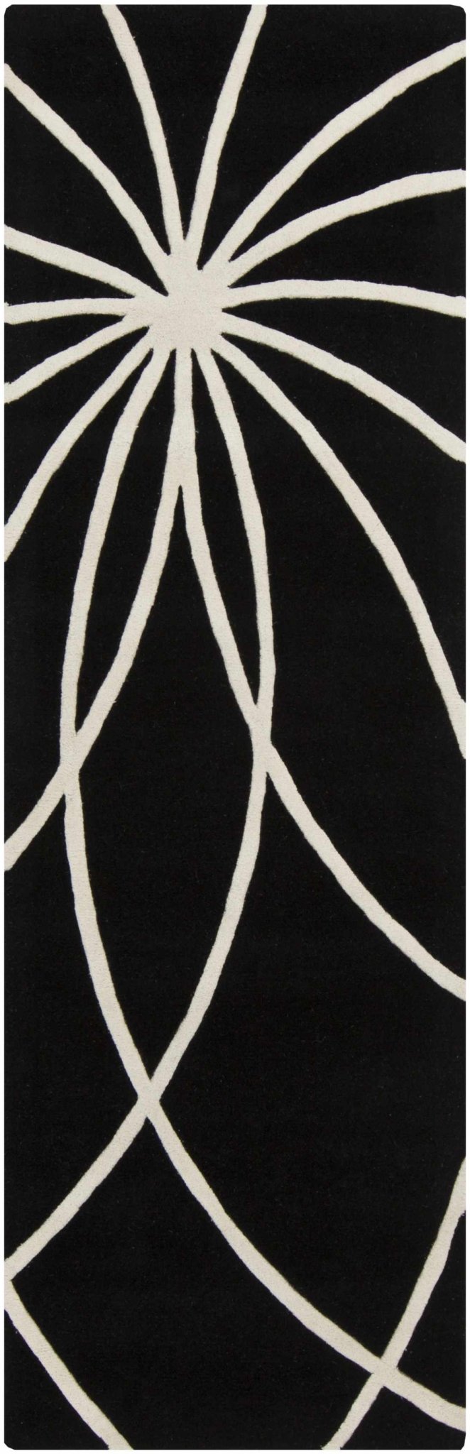 Harlem Black Contemporary Design Hand Tufted Wool Rug - The Rug Decor
