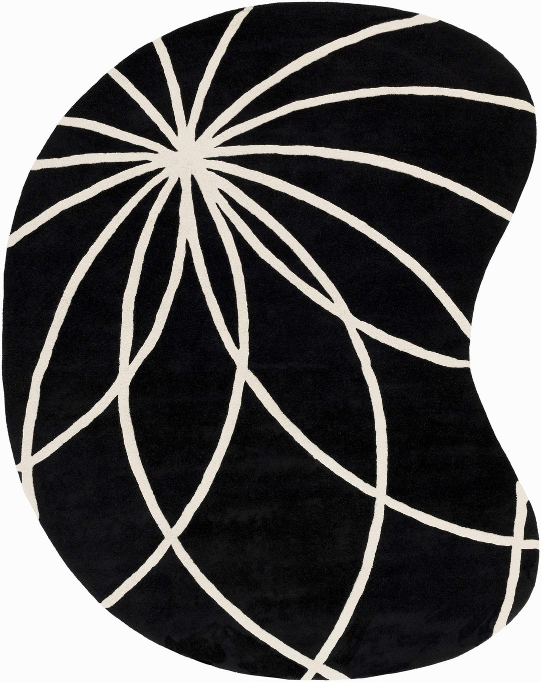 Harlem Black Contemporary Design Hand Tufted Wool Rug - The Rug Decor