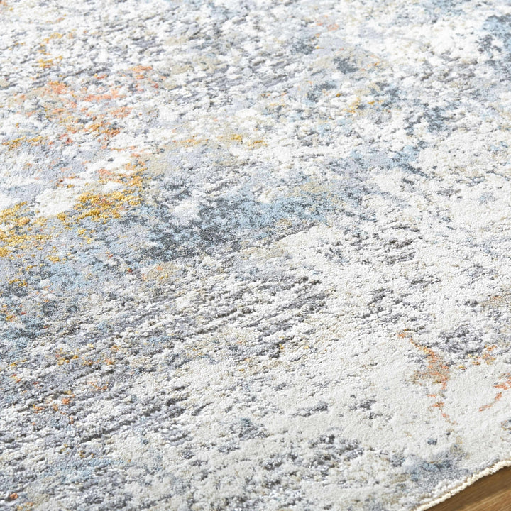 Harue Contemporary Abstract Gray And Beige Area Rug - The Rug Decor