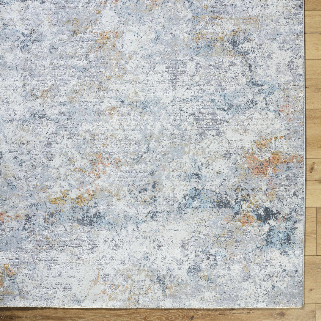 Harue Contemporary Abstract Gray And Beige Area Rug - The Rug Decor