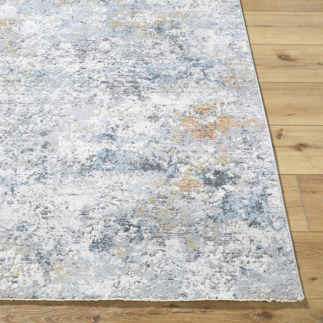 Harue Contemporary Abstract Gray And Beige Area Rug - The Rug Decor