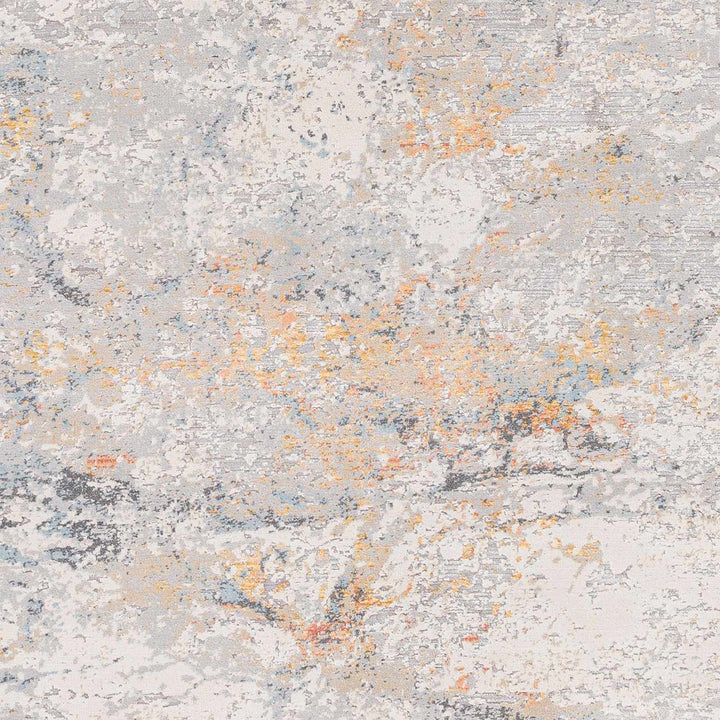 Harue Contemporary Abstract Gray And Beige Area Rug - The Rug Decor