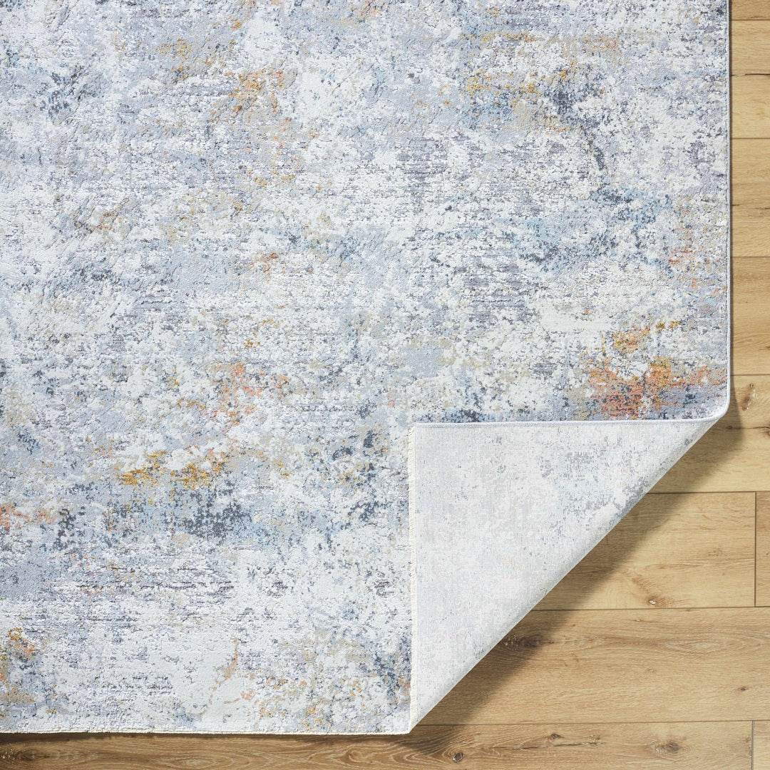 Harue Contemporary Abstract Gray And Beige Area Rug - The Rug Decor