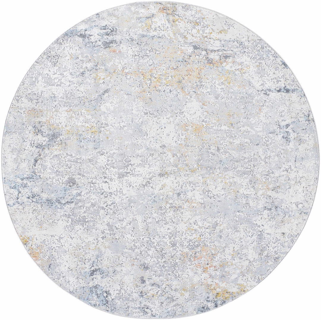 Harue Contemporary Abstract Gray And Beige Area Rug - The Rug Decor