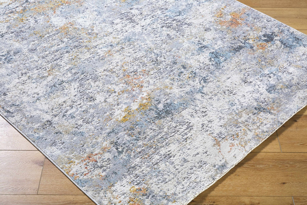 Harue Contemporary Abstract Gray And Beige Area Rug - The Rug Decor