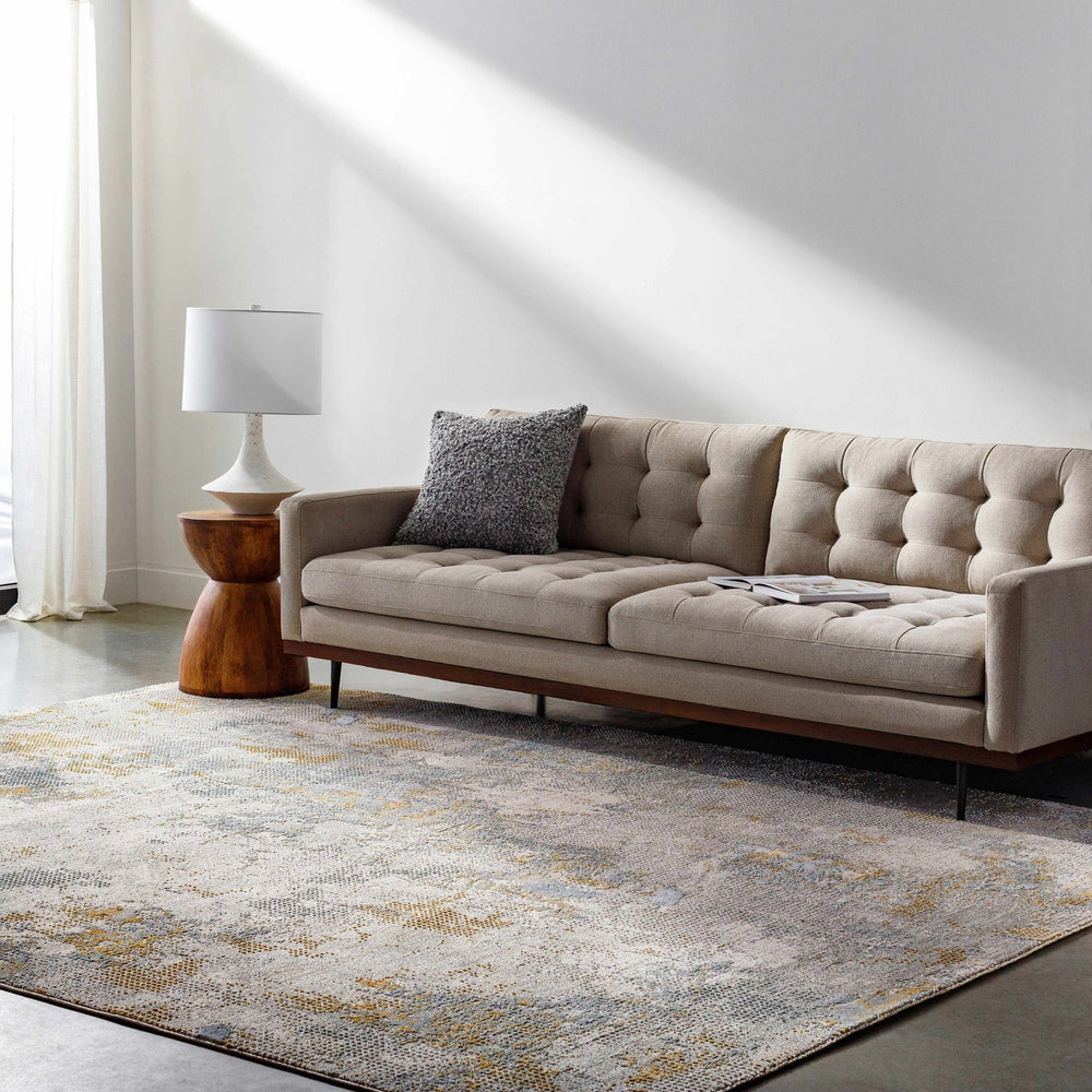 Haydn Gray Modern Abstract Design Rug - The Rug Decor