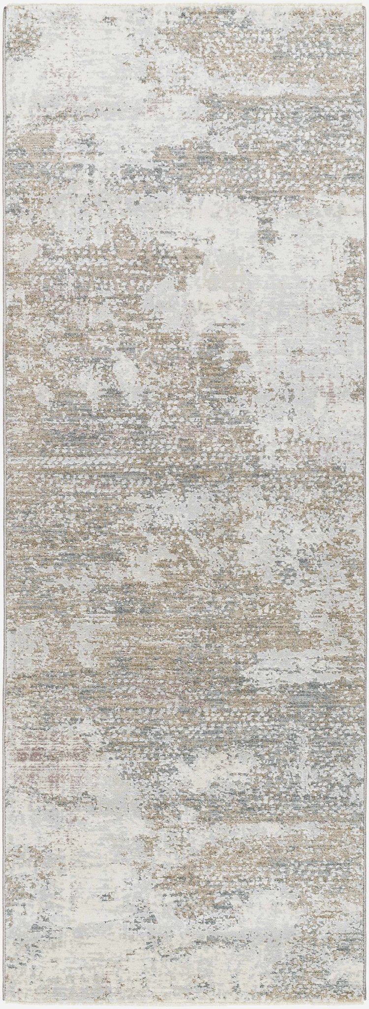 Hazan Modern Abstract Design Brown And Gray Rug - The Rug Decor