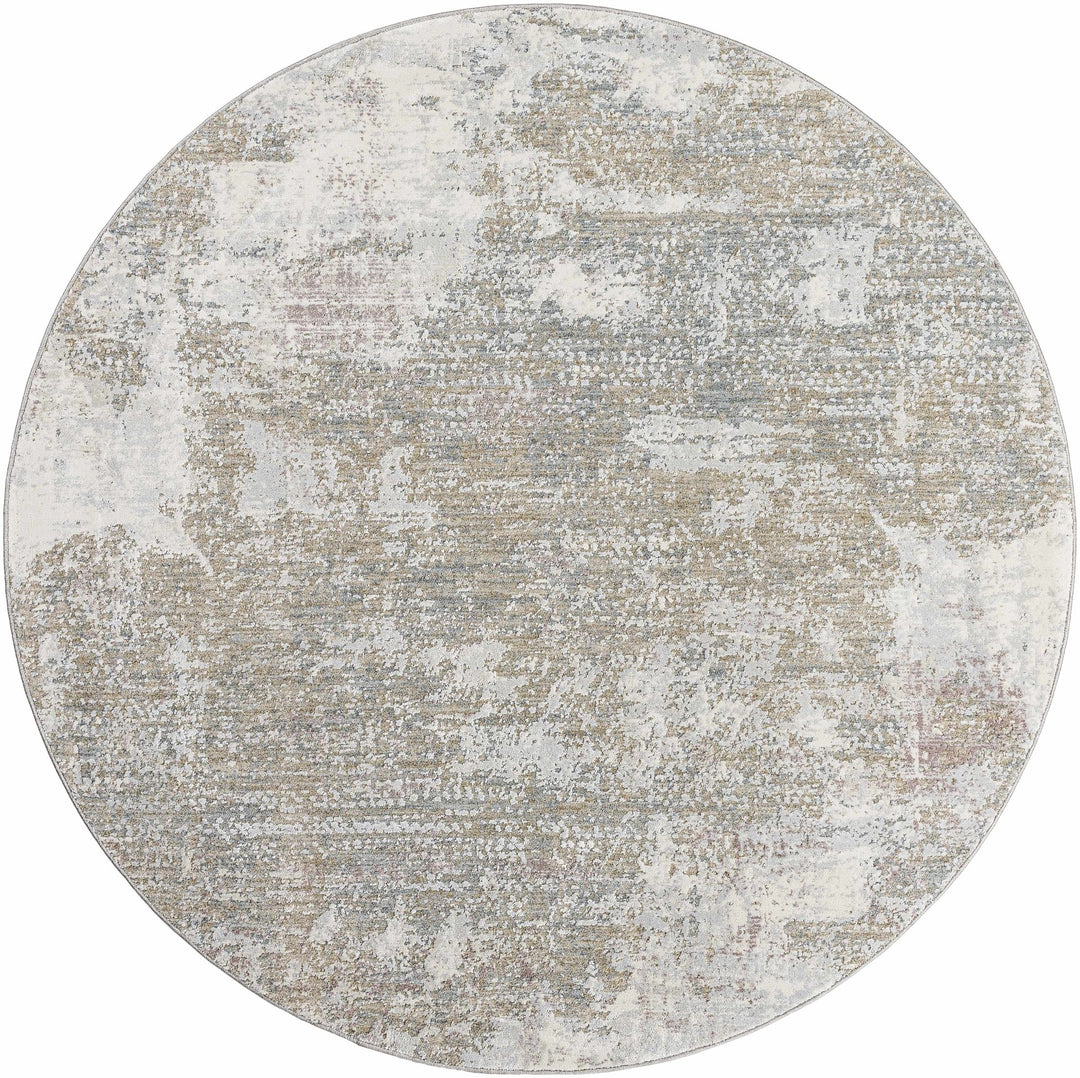 Hazan Modern Abstract Design Brown And Gray Rug - The Rug Decor