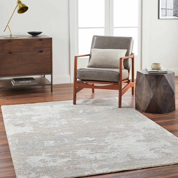 Hazan Modern Abstract Design Brown And Gray Rug
