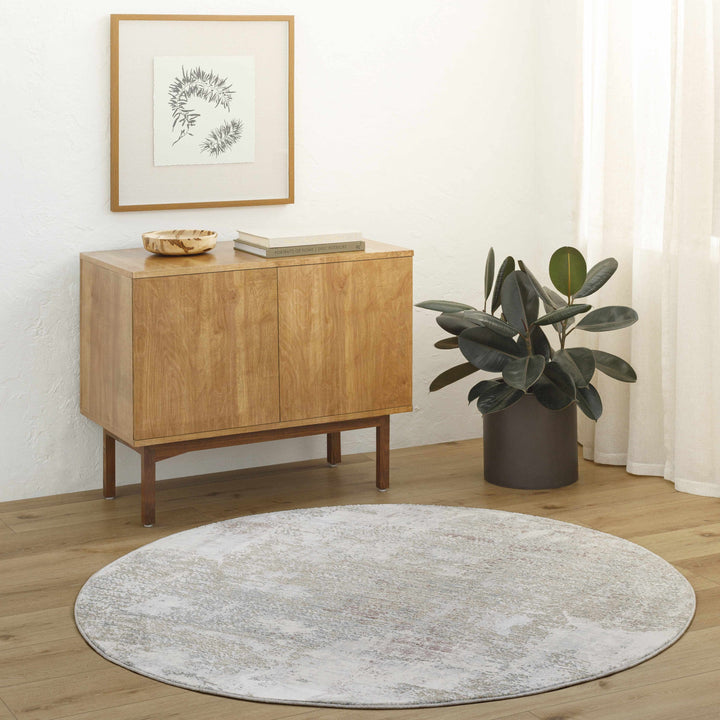 Hazan Modern Abstract Design Brown And Gray Rug