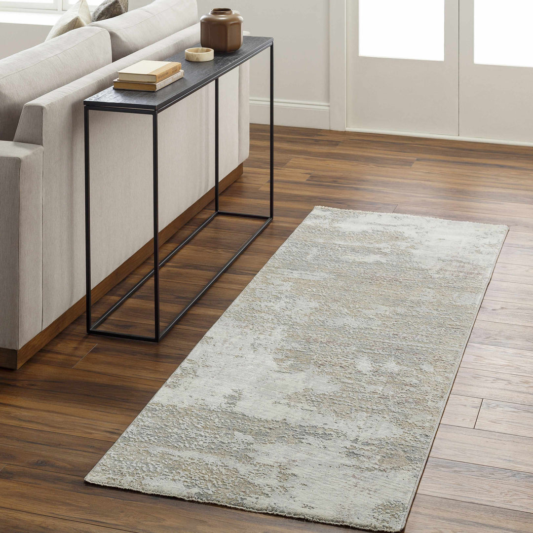 Hazan Modern Abstract Design Brown And Gray Rug