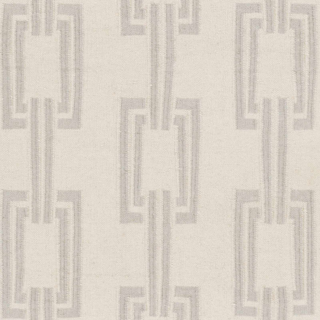 Hazlet Modern Geometric Design Beige Hand Woven Wool Rug - The Rug Decor