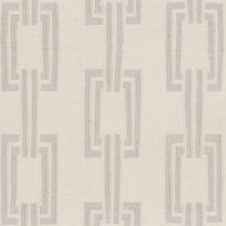 Hazlet Modern Geometric Design Beige Hand Woven Wool Rug - The Rug Decor