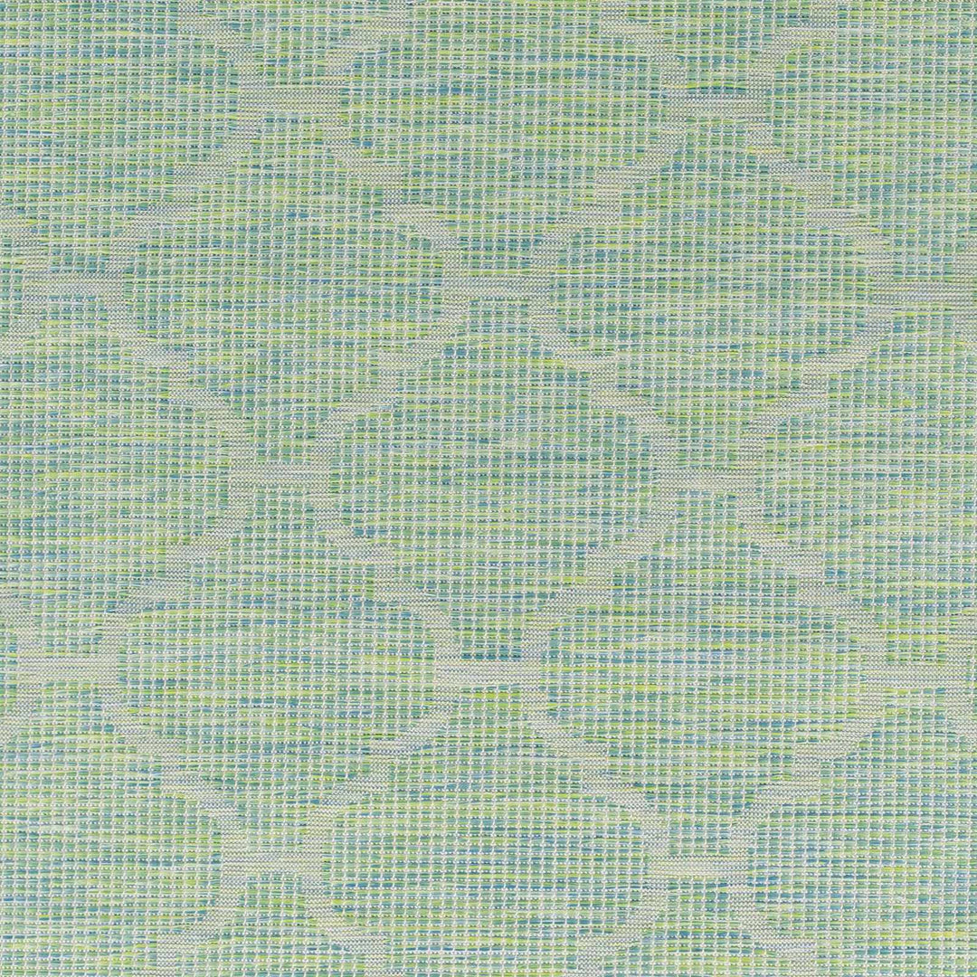 Heage Green Modern Geometrical Design Outdoor Area Rug