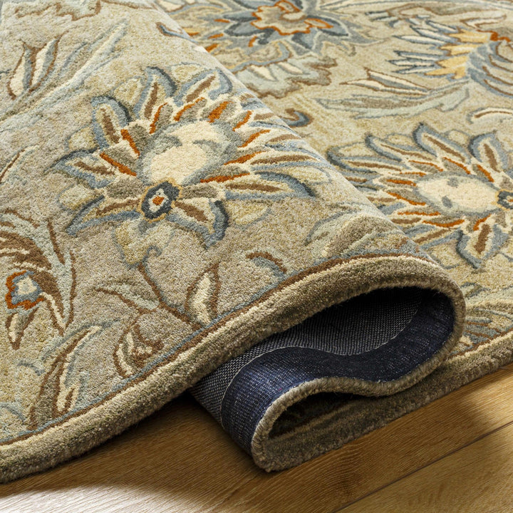 Hedia Beige Traditional Style Hand Tufted Area Rug - The Rug Decor