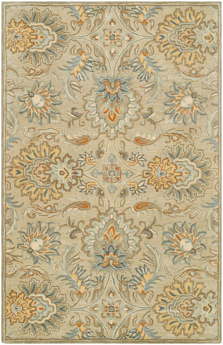 Hedia Beige Traditional Style Hand Tufted Area Rug - The Rug Decor