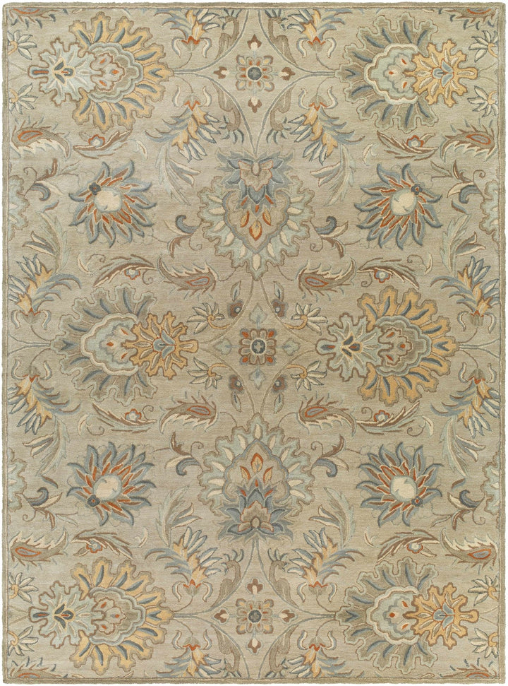 Hedia Beige Traditional Style Hand Tufted Area Rug - The Rug Decor