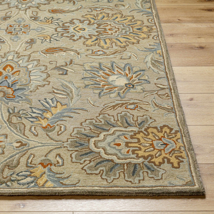Hedia Beige Traditional Style Hand Tufted Area Rug - The Rug Decor