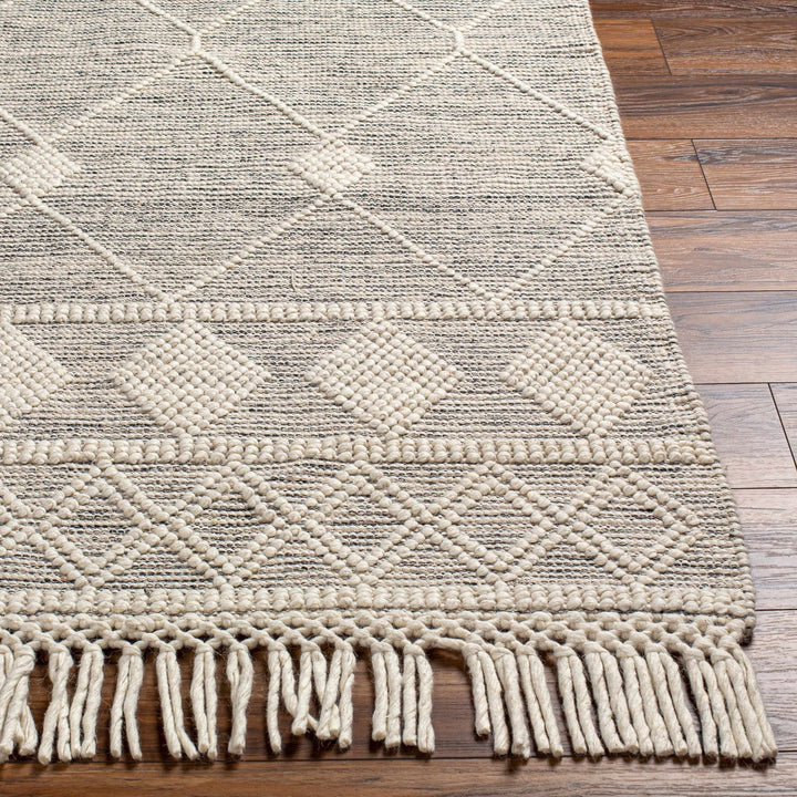 Hemingway Beige Hand Woven Wool Rug - The Rug Decor