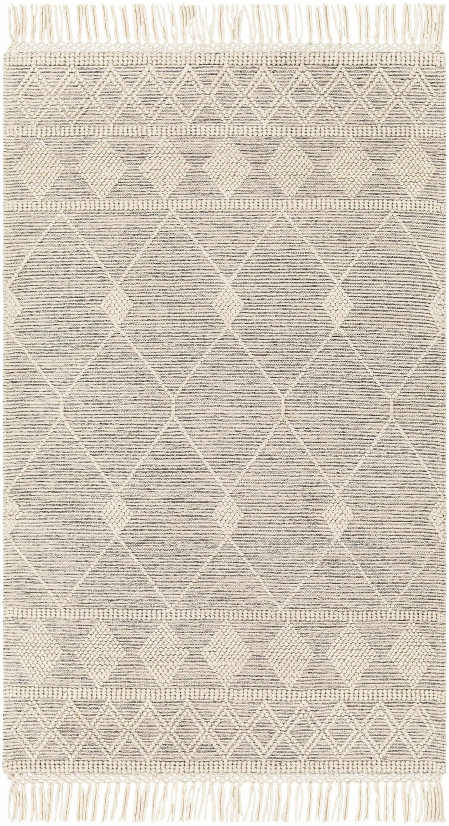 Hemingway Beige Hand Woven Wool Rug - The Rug Decor