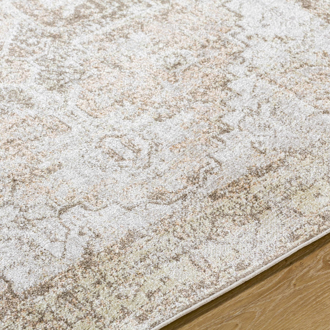 Hera Traditional Beige And Ivory Washable Rug - The Rug Decor