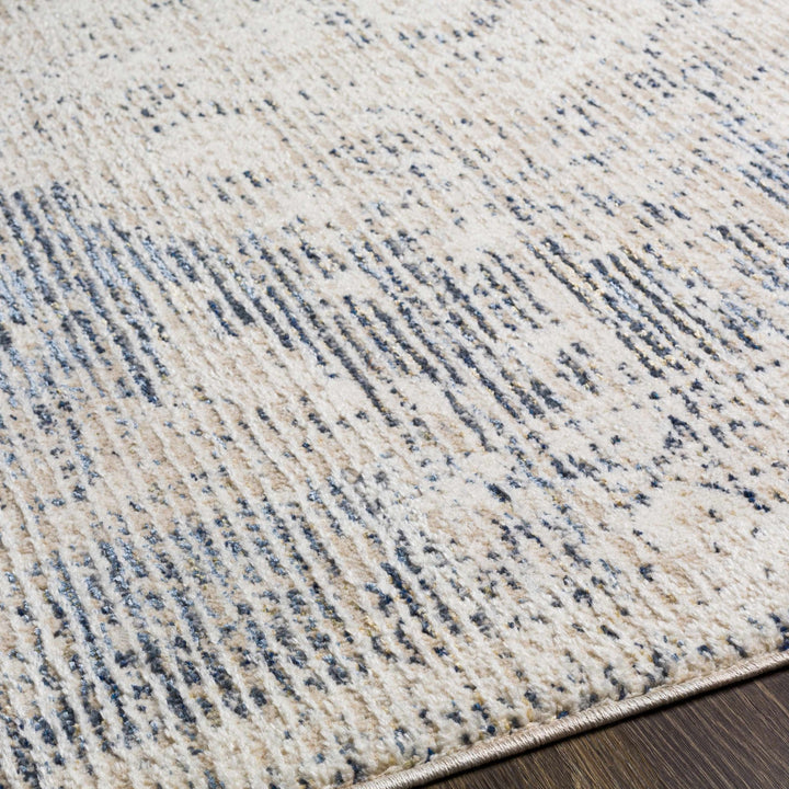 Herricks Traditional Style Blue And Ivory Area Rug - The Rug Decor