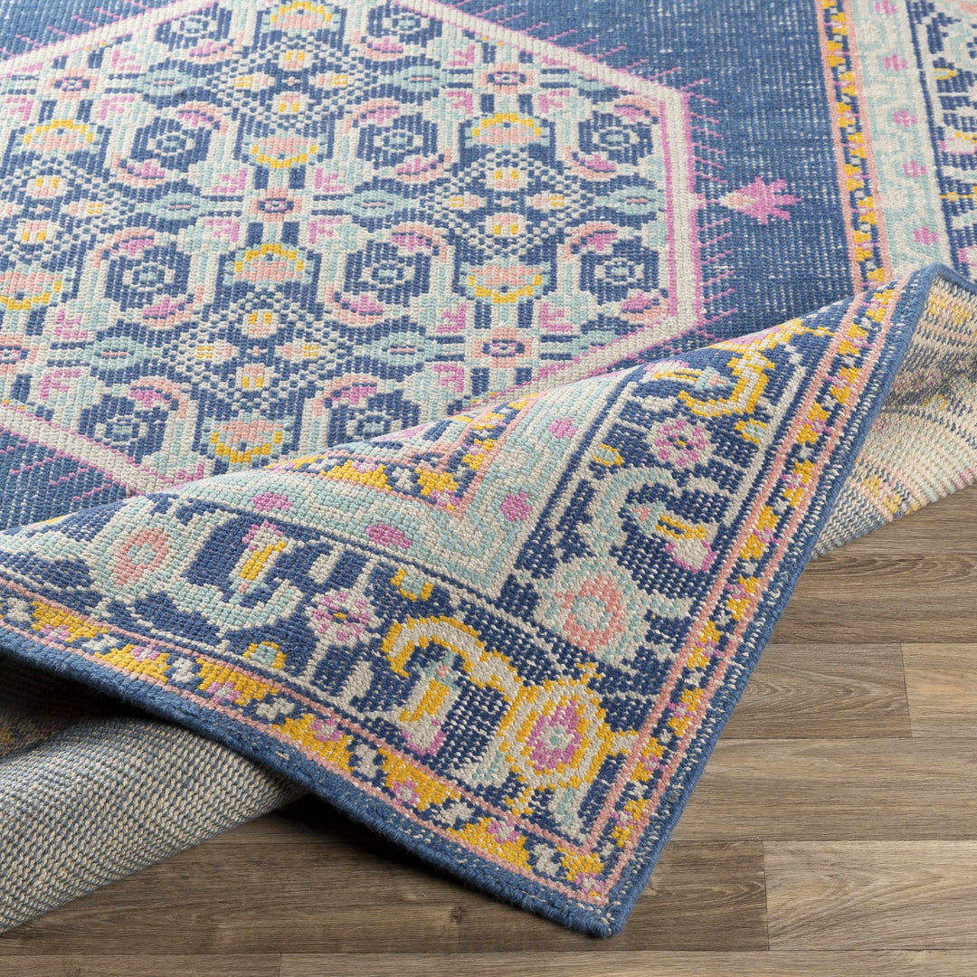 Herriman Blue Traditional Style Hand Knotted Area Rug - The Rug Decor
