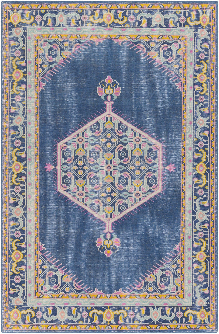 Herriman Blue Traditional Style Hand Knotted Area Rug - The Rug Decor
