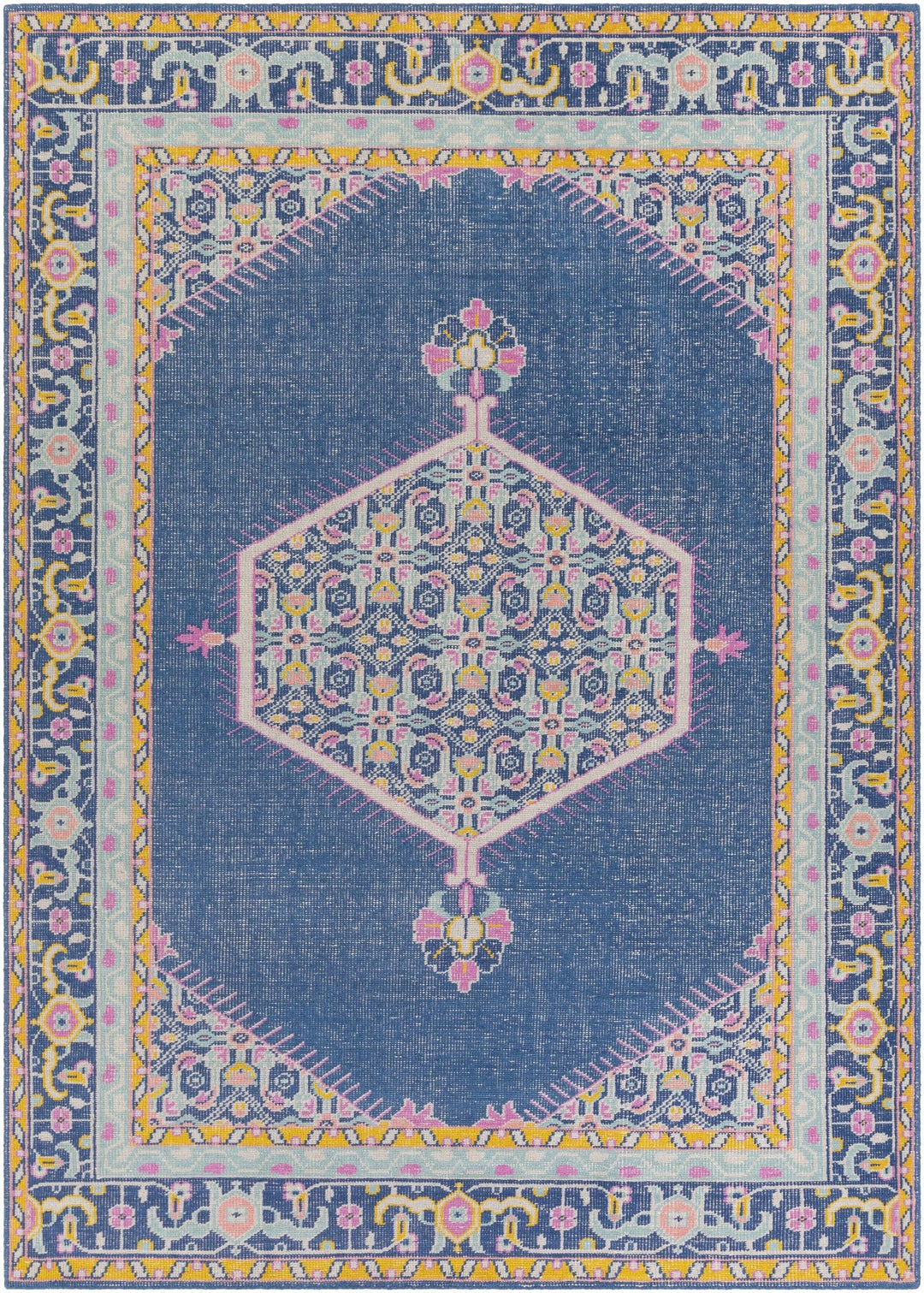 Herriman Blue Traditional Style Hand Knotted Area Rug - The Rug Decor