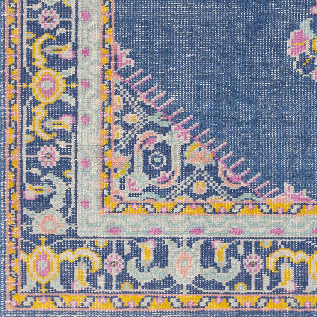 Herriman Blue Traditional Style Hand Knotted Area Rug - The Rug Decor