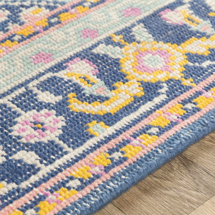 Herriman Blue Traditional Style Hand Knotted Area Rug - The Rug Decor