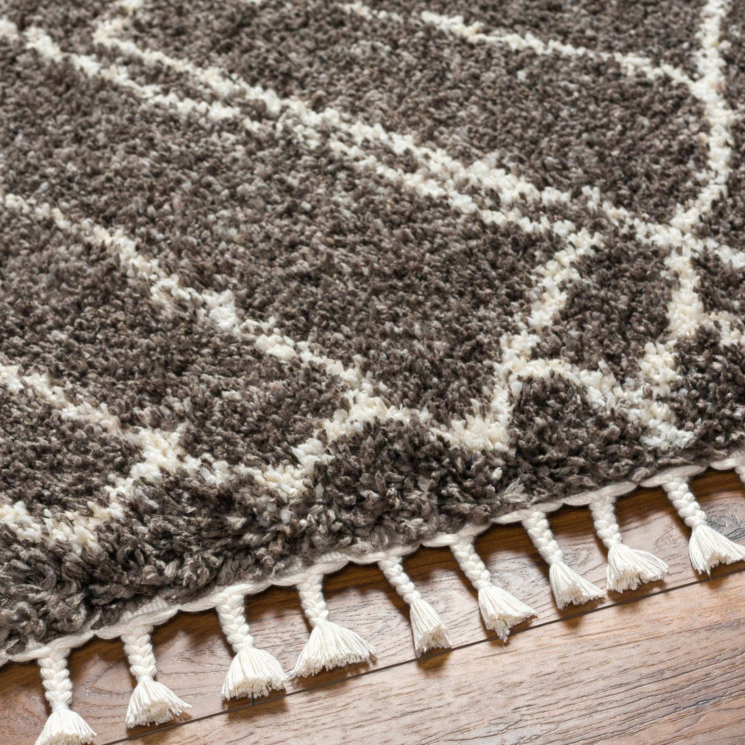 Hersz Modern Abstract Design Taupe And Beige Area Rug - The Rug Decor