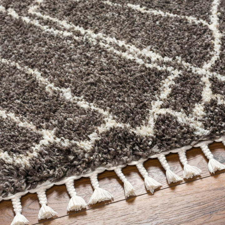 Hersz Modern Abstract Design Taupe And Beige Area Rug - The Rug Decor