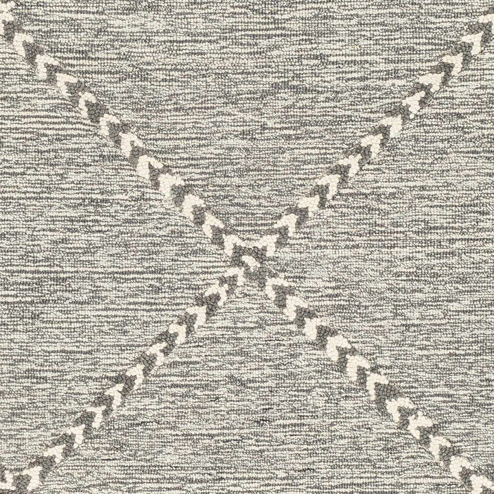 Hertfordshire Modern Gray And Beige Hand Tufted Wool Area Rug
