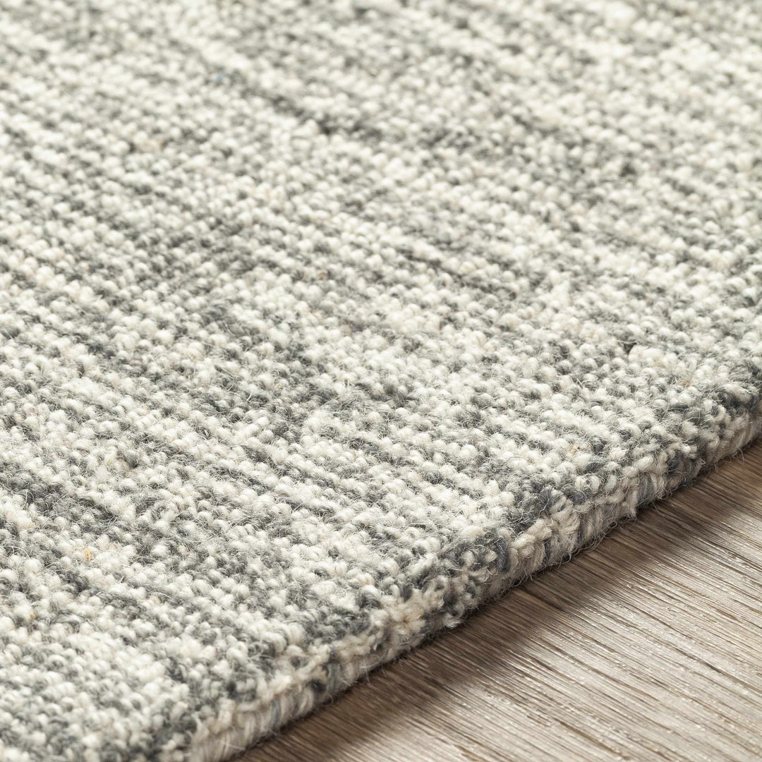 Hertfordshire Modern Gray And Beige Hand Tufted Wool Area Rug