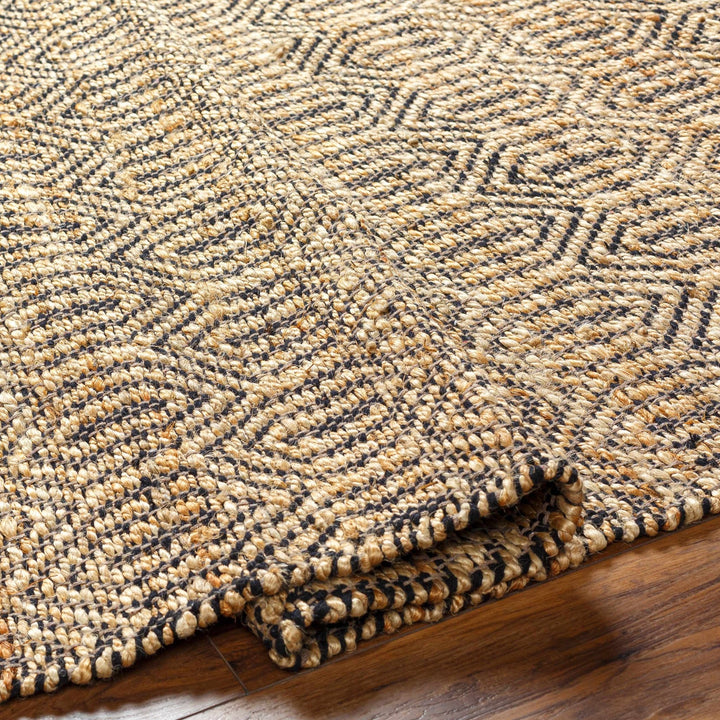 Hetty Contemporary Geometrical Brown And Black Rug - The Rug Decor