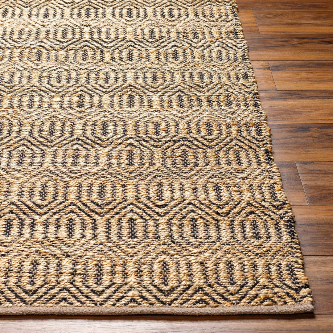 Hetty Contemporary Geometrical Brown And Black Rug - The Rug Decor