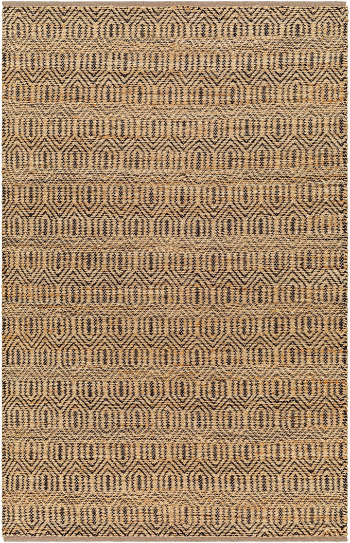 Hetty Contemporary Geometrical Brown And Black Rug - The Rug Decor