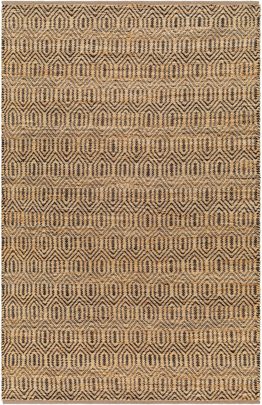 Hetty Contemporary Geometrical Brown And Black Rug - The Rug Decor