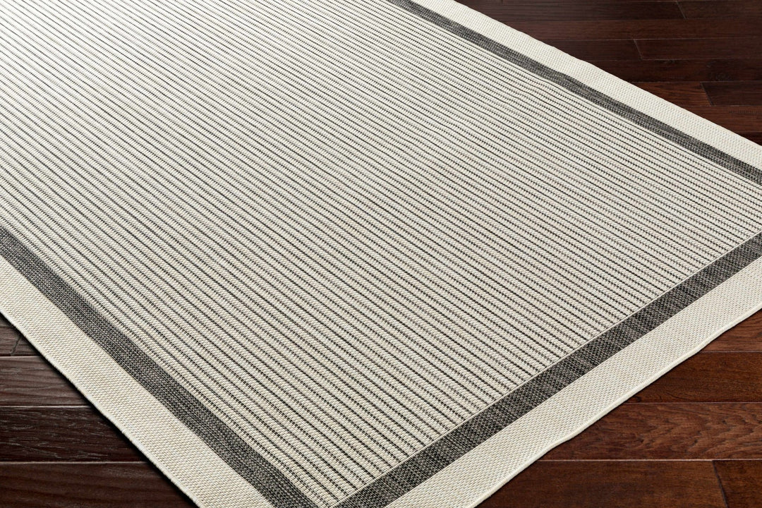 Hevel Modern Geometrical Gray And Charcoal Rug - The Rug Decor