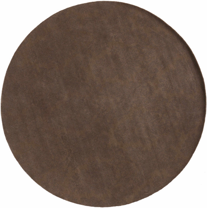Heywood Brown Traditional Style Hand Knotted Wool Area Rug