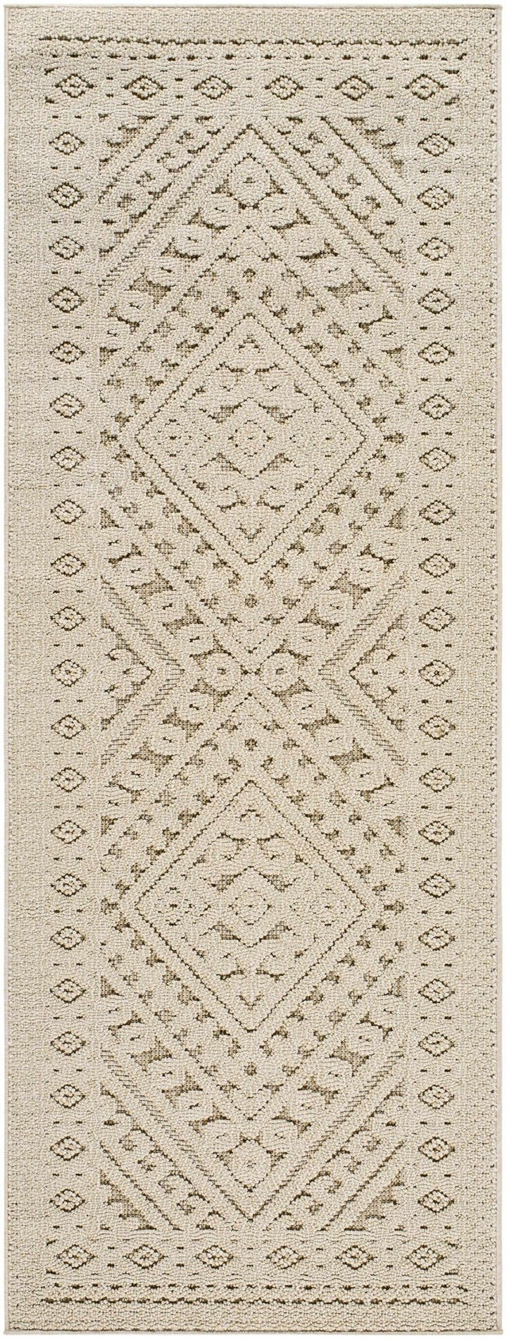 Hibah Beige Traditional Style Outdoor Area Rug - The Rug Decor