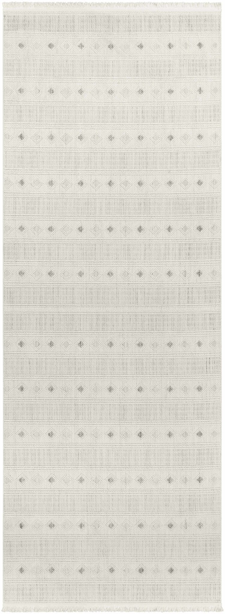 Hideo Bohemian Ivory And Gray Area Rug - The Rug Decor