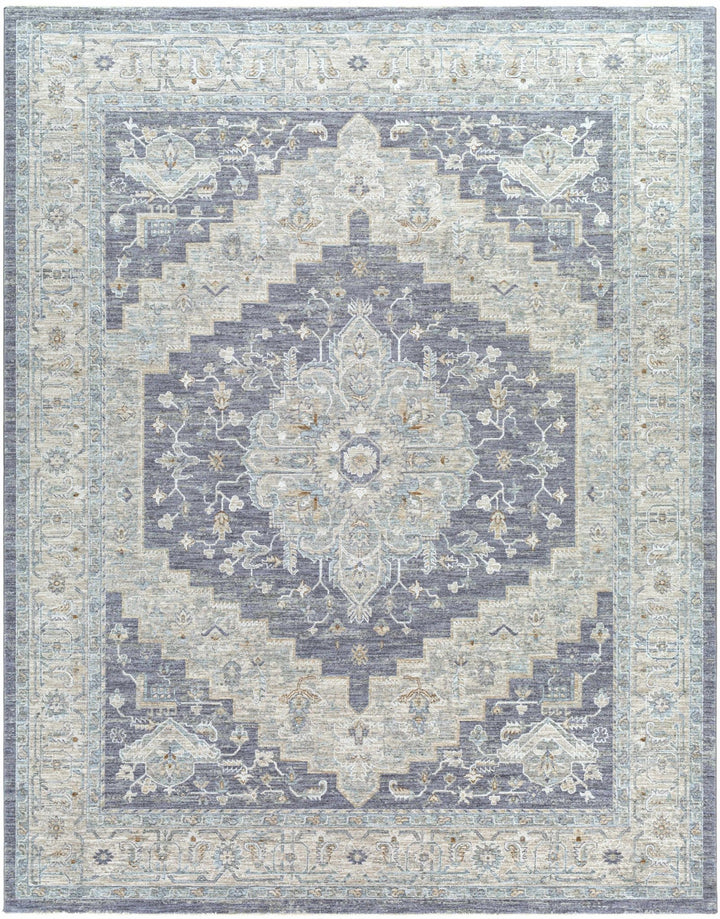 Highgale Sema Traditional Medallion Design Gray Rug - The Rug Decor