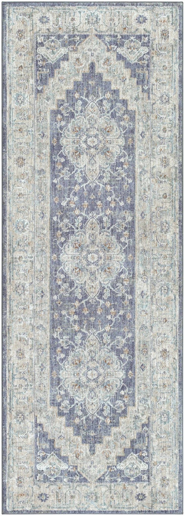 Highgale Sema Traditional Medallion Design Gray Rug - The Rug Decor