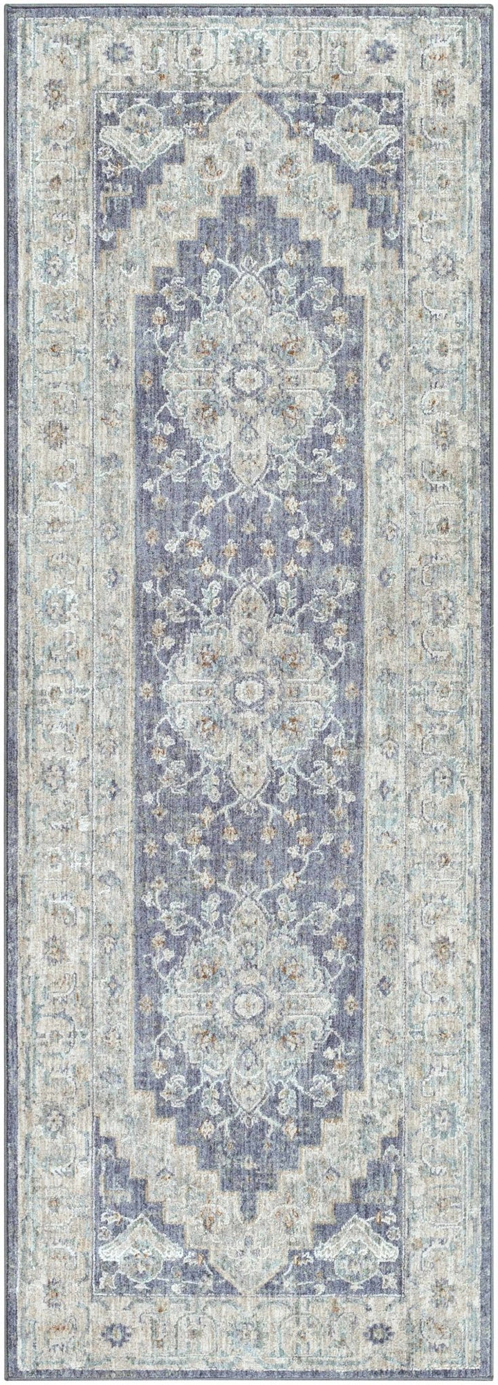 Highgale Sema Traditional Medallion Design Gray Rug - The Rug Decor