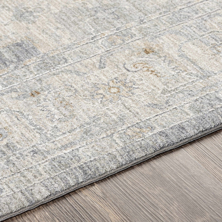 Highgale Sema Traditional Medallion Design Gray Rug - The Rug Decor