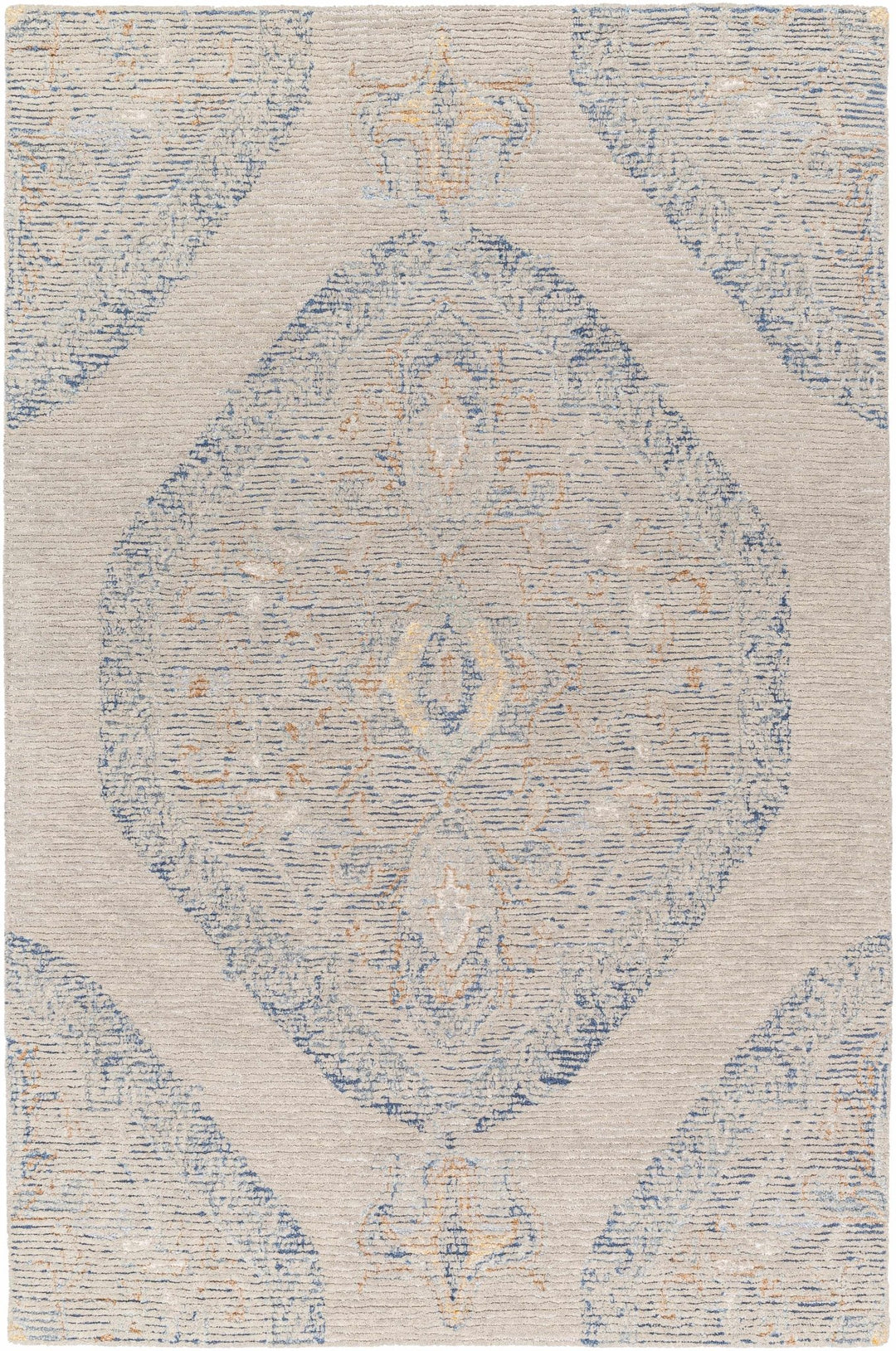 Hila Traditional medallion Beige And Brown Area Rug - The Rug Decor
